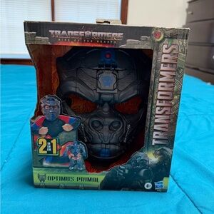 Kids Transformers Optimus primal 2 in 1 mask/toy